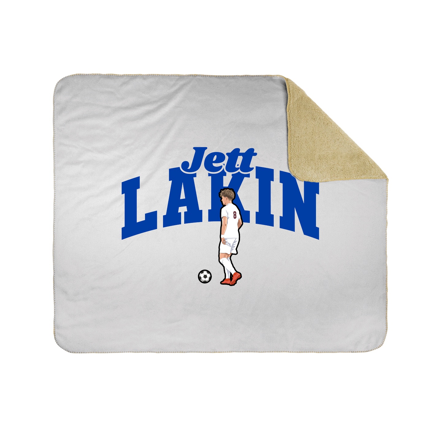 Throw Blanket — Signature Arch in White