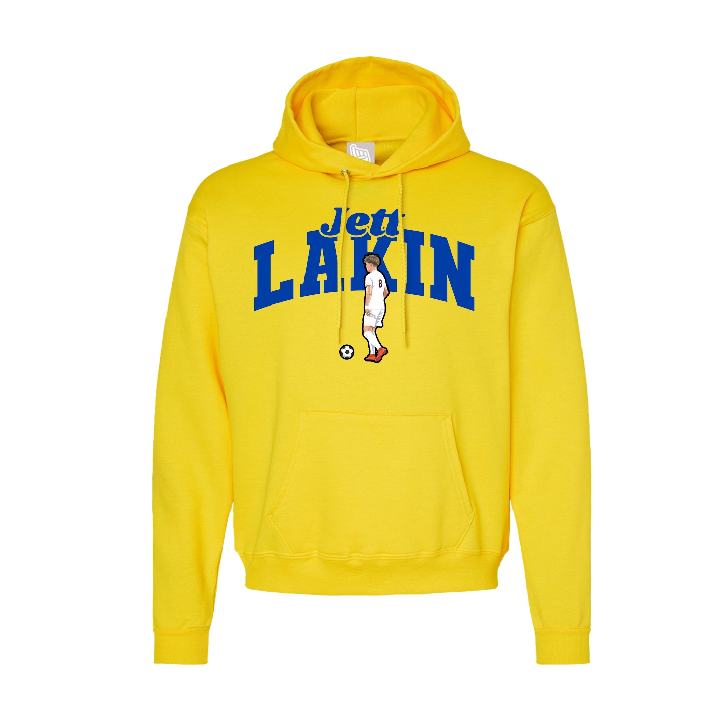 Hoodie — Signature Arch in Yellow