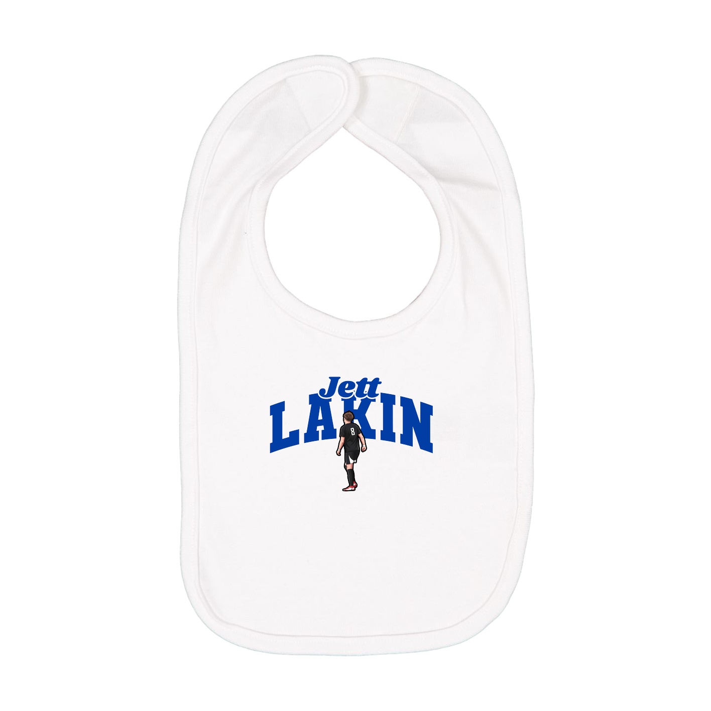 Infant Bib — Signature Arch in White