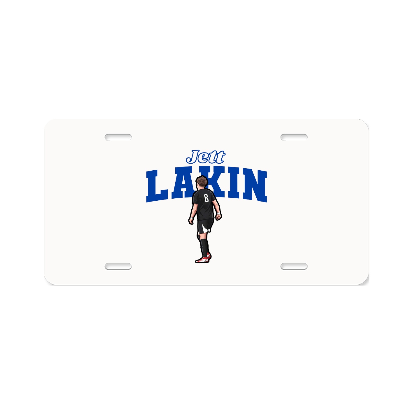 License Plate — Name Arch in Classic