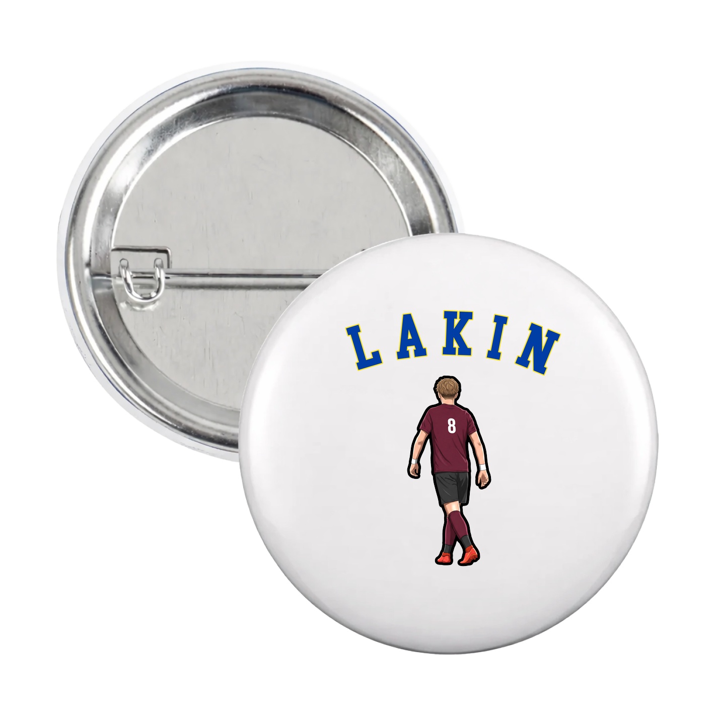 Game Day Button — Shirsey Arch in White