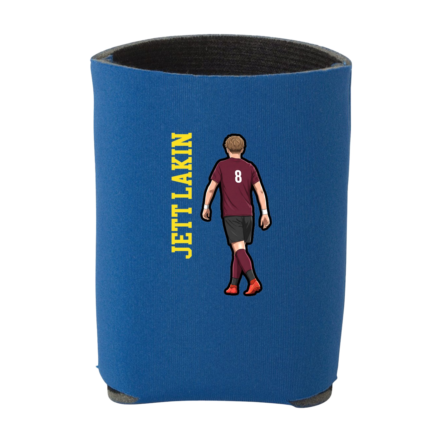 Can Holder — Name Vertical in Royal