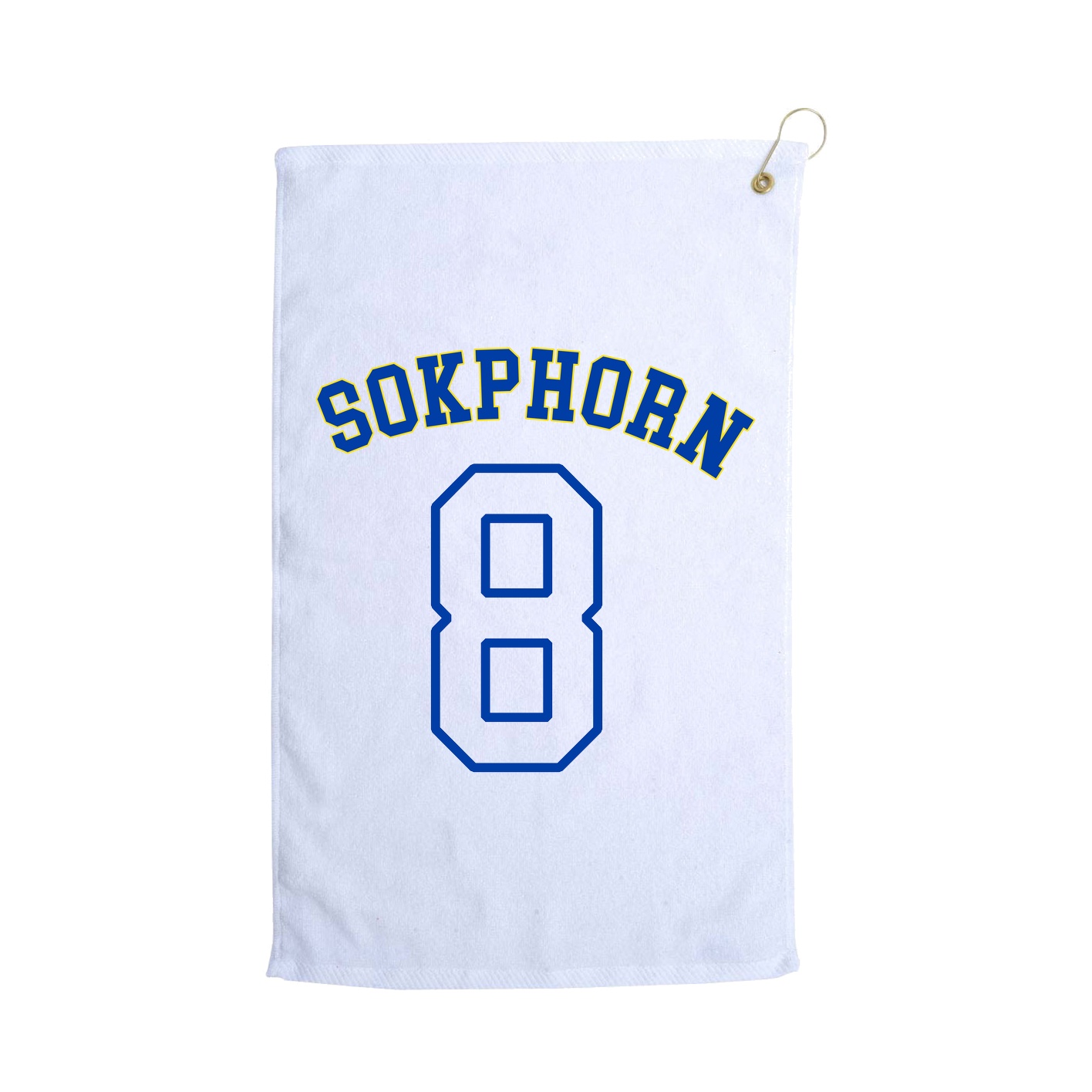 Golf Towel — Shirsey Arch in White