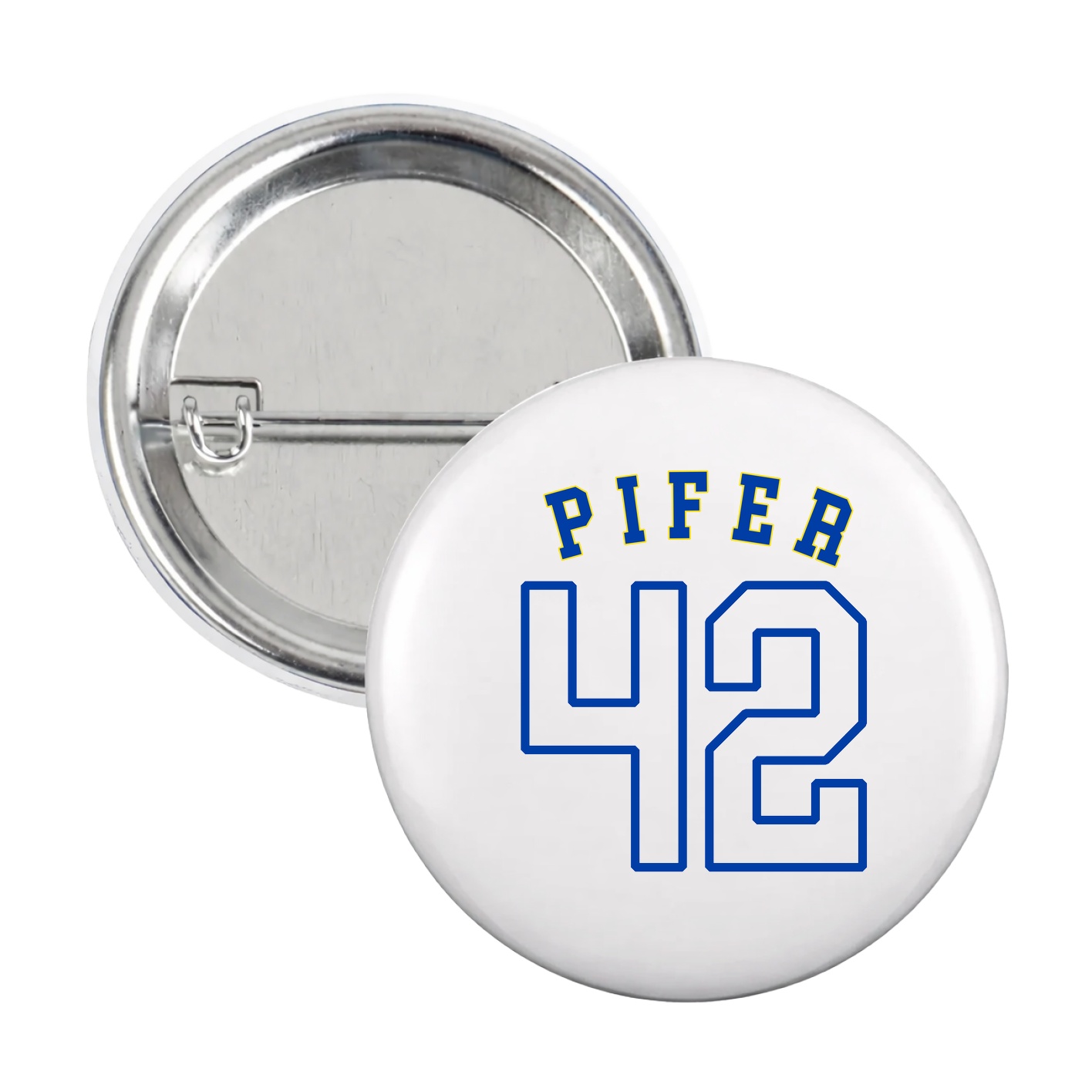 Game Day Button — Shirsey Arch in White