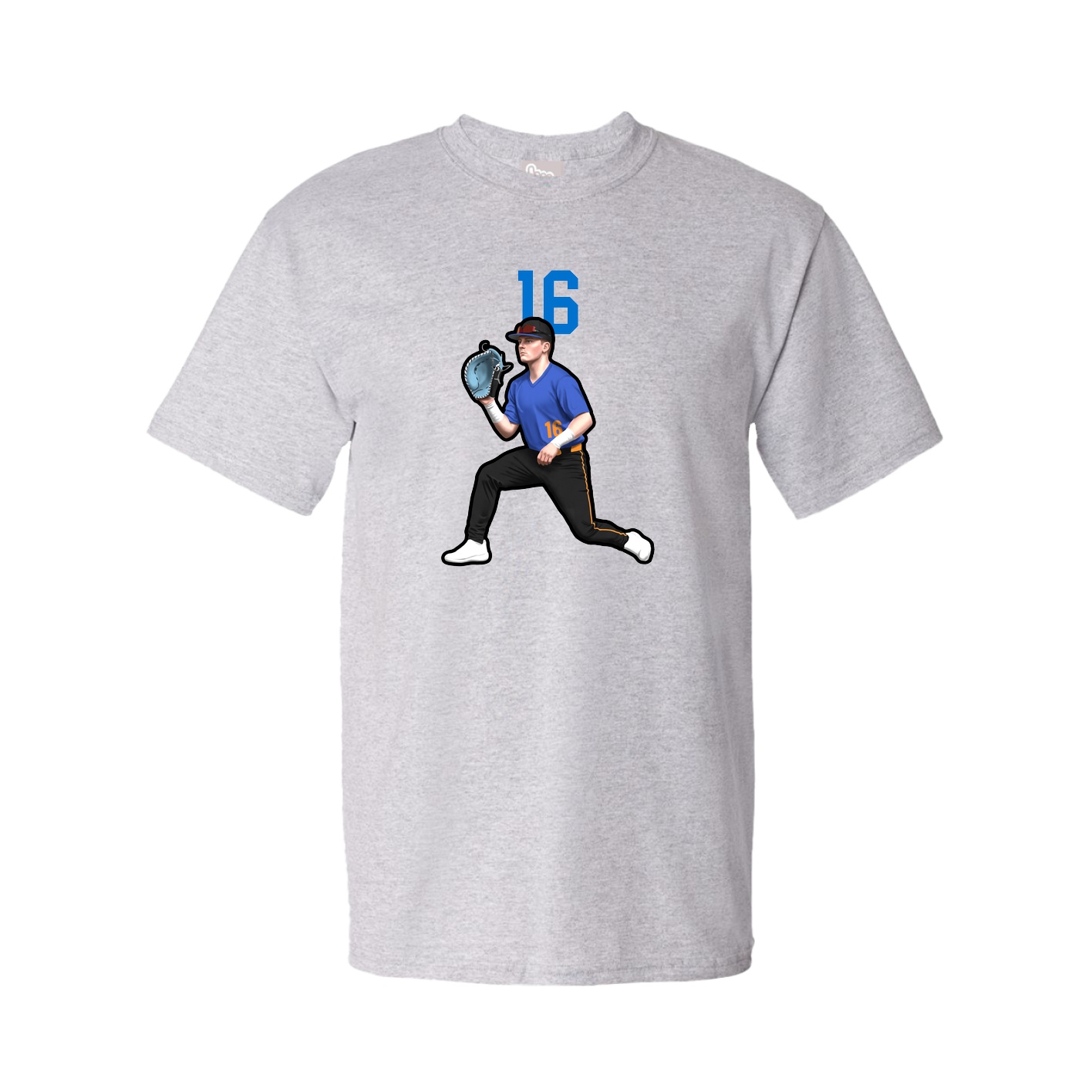Tee — Number Top in Grey