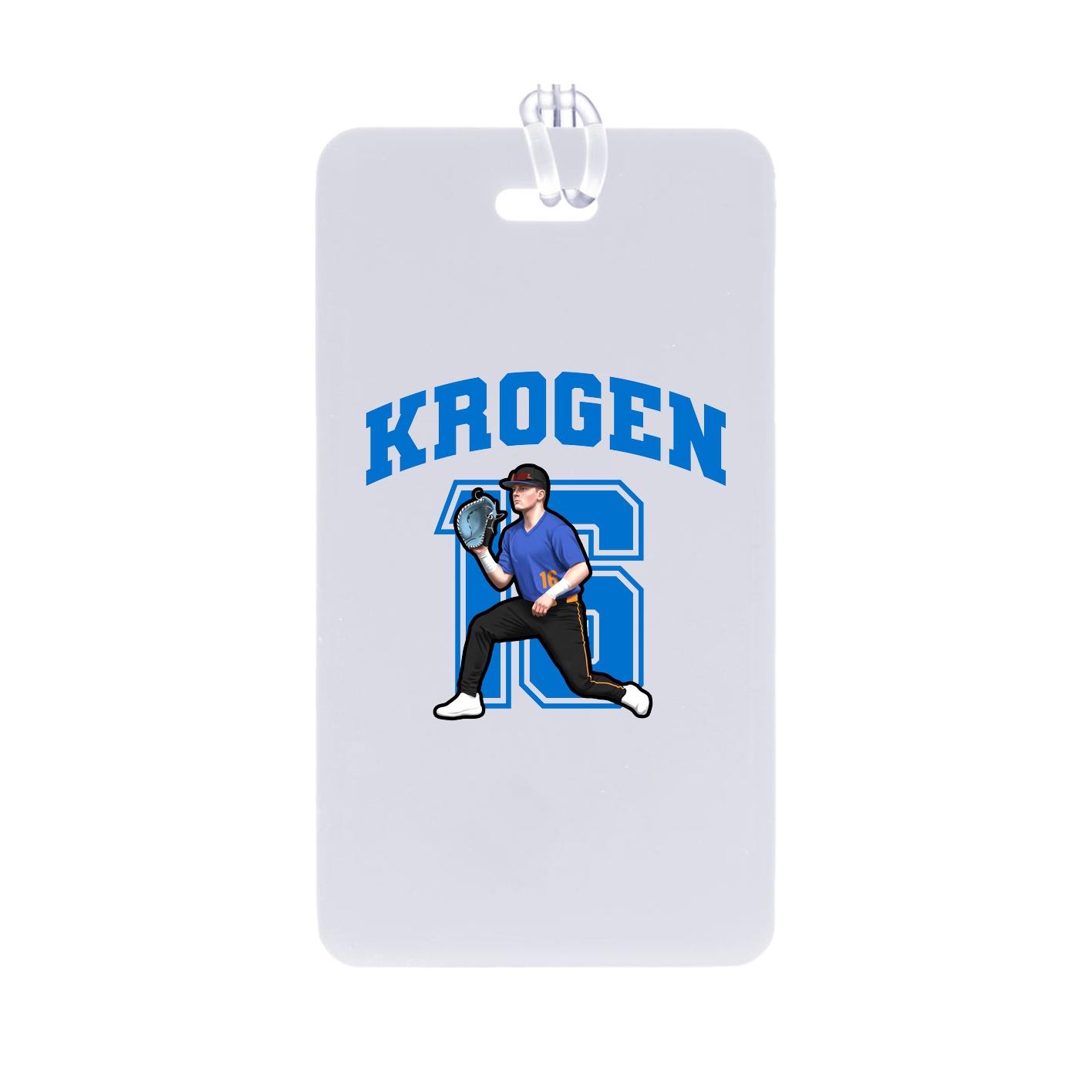 Bag Tag — Number in Classic
