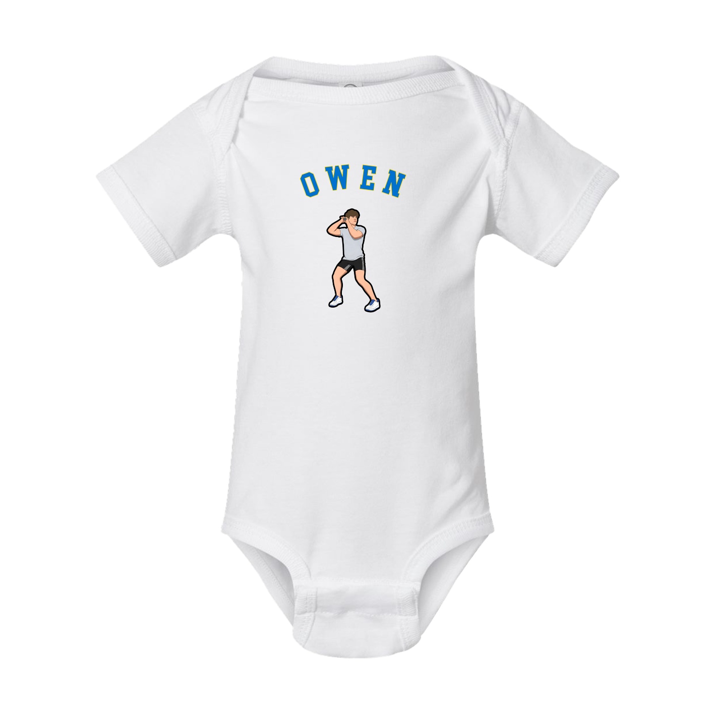 Baby Onesie — Shirsey Arch in White