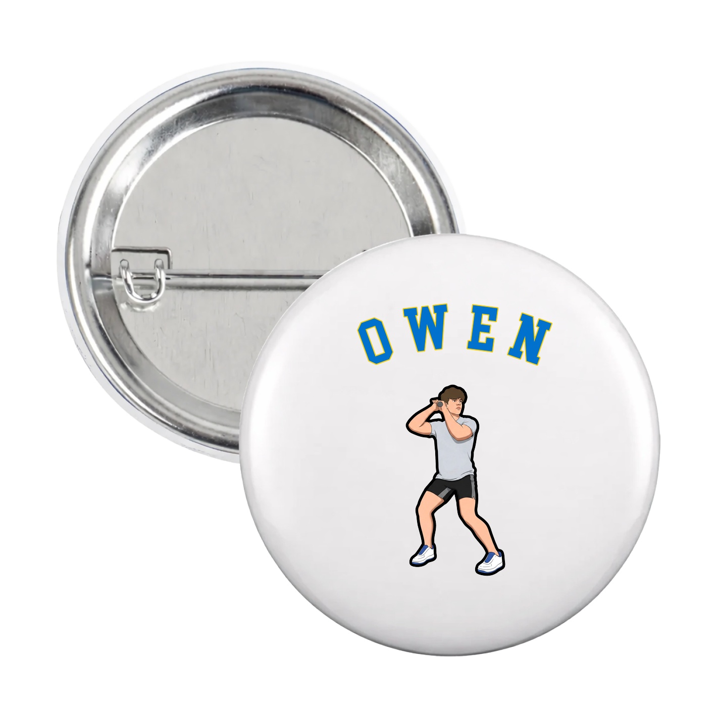 Game Day Button — Shirsey Arch in White