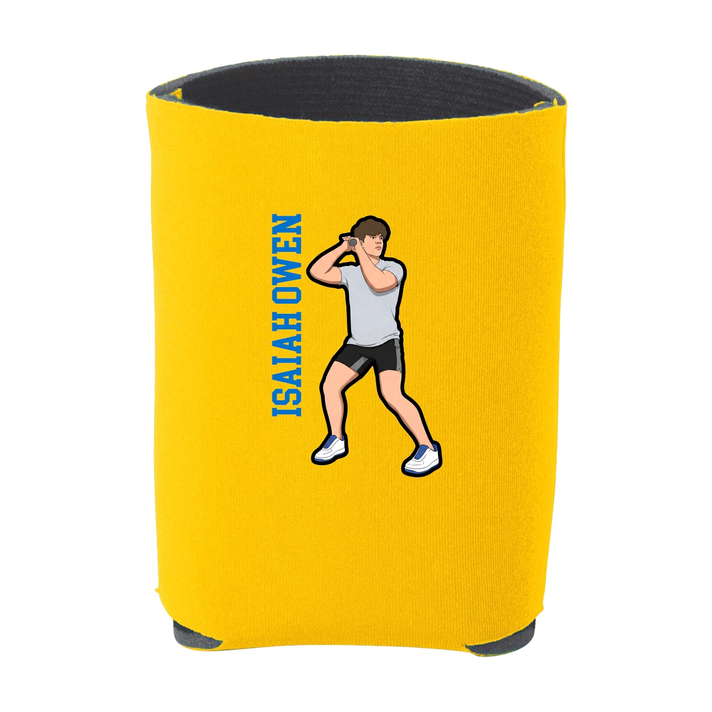 Can Holder — Name Vertical in Yellow