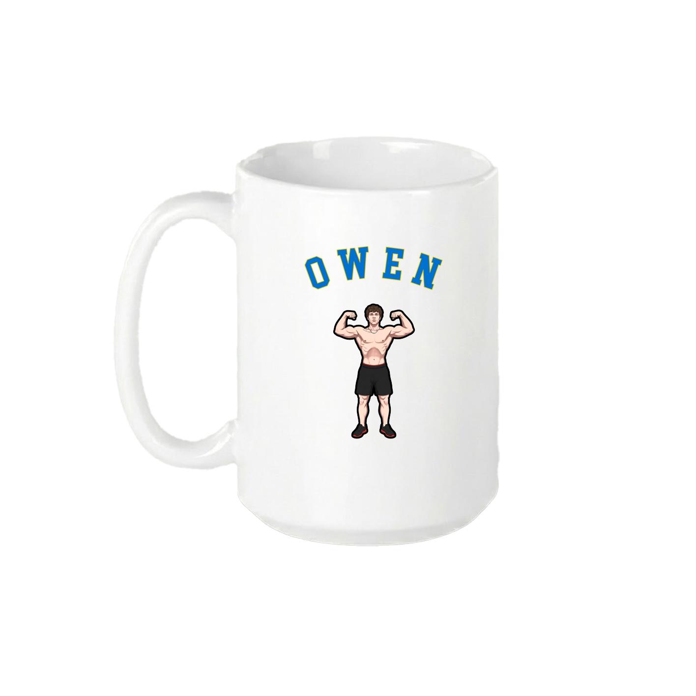 15oz Coffee Mug — Shirsey Arch in White