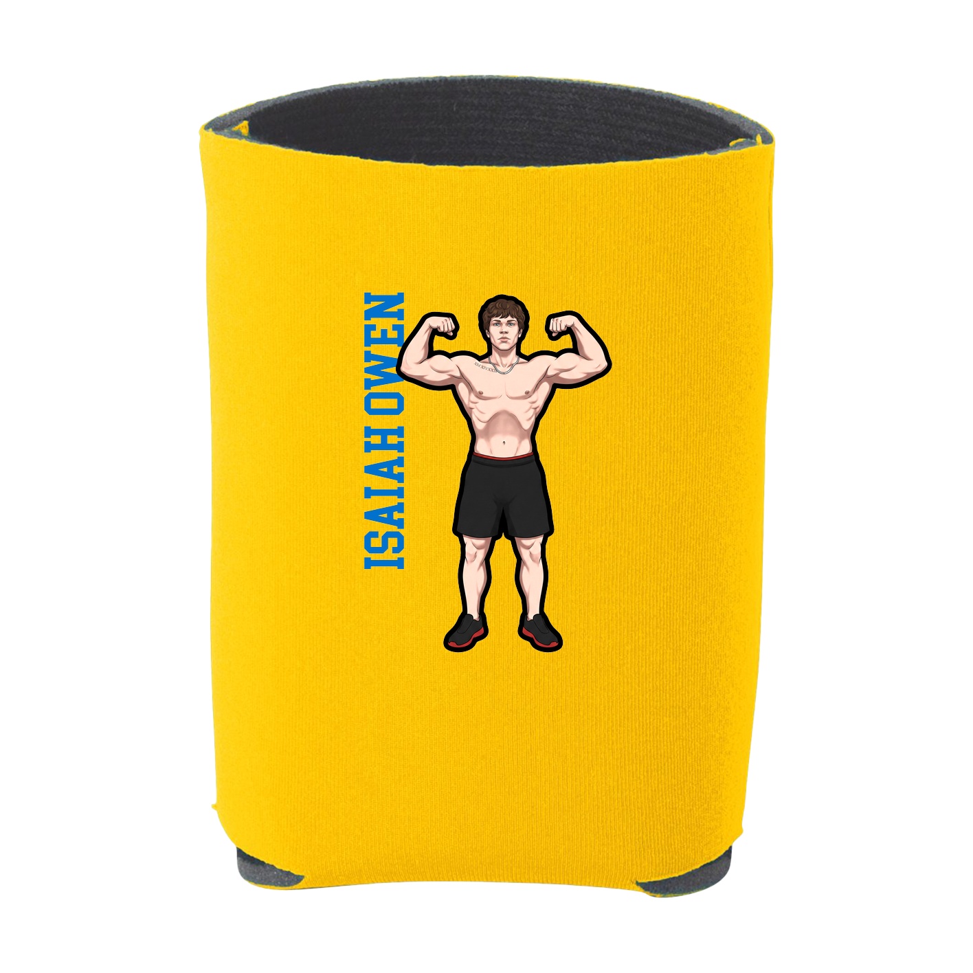 Can Holder — Name Vertical in Yellow