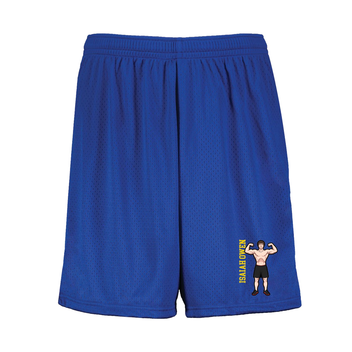Shorts — Name Vertical in Royal