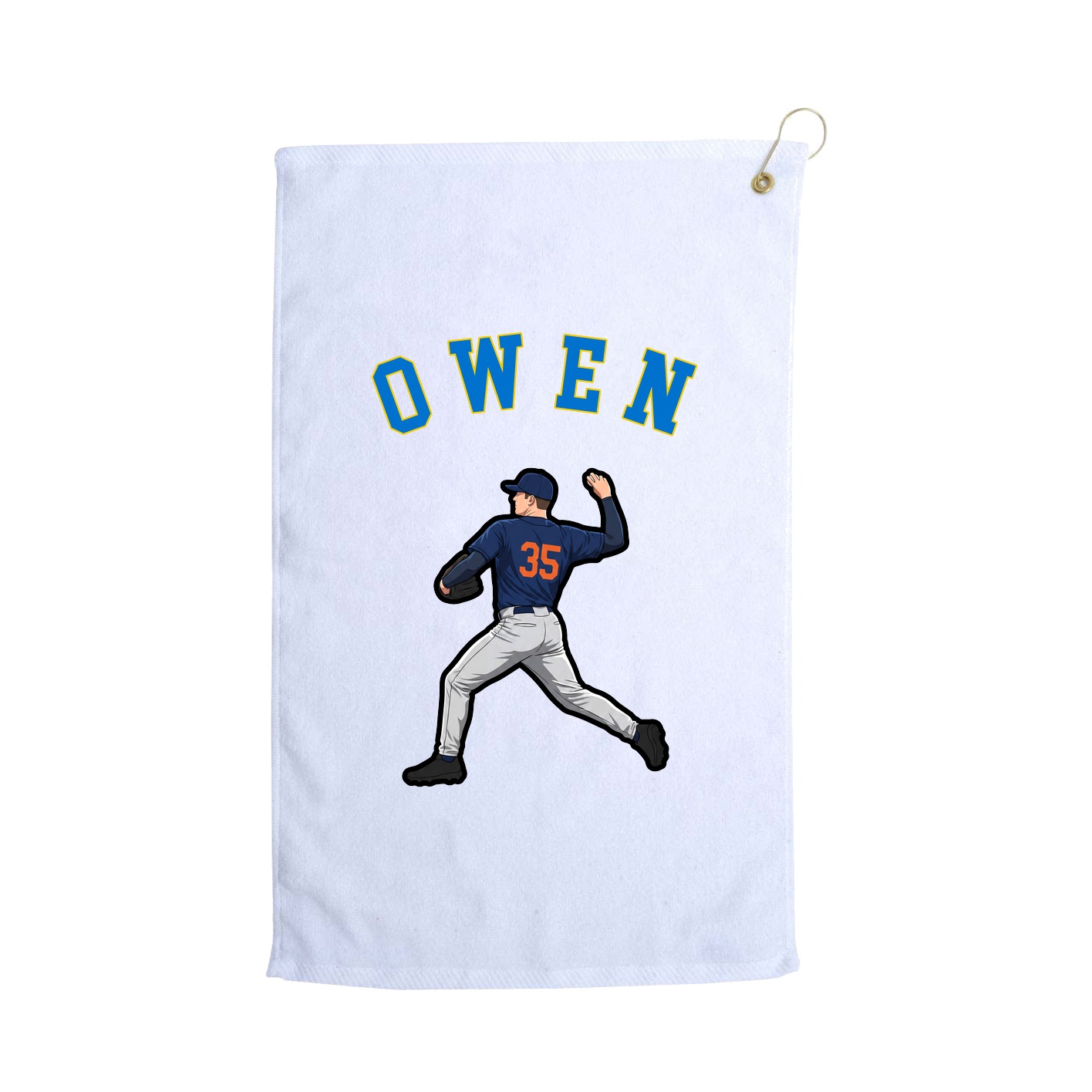 Golf Towel — Shirsey Arch in White