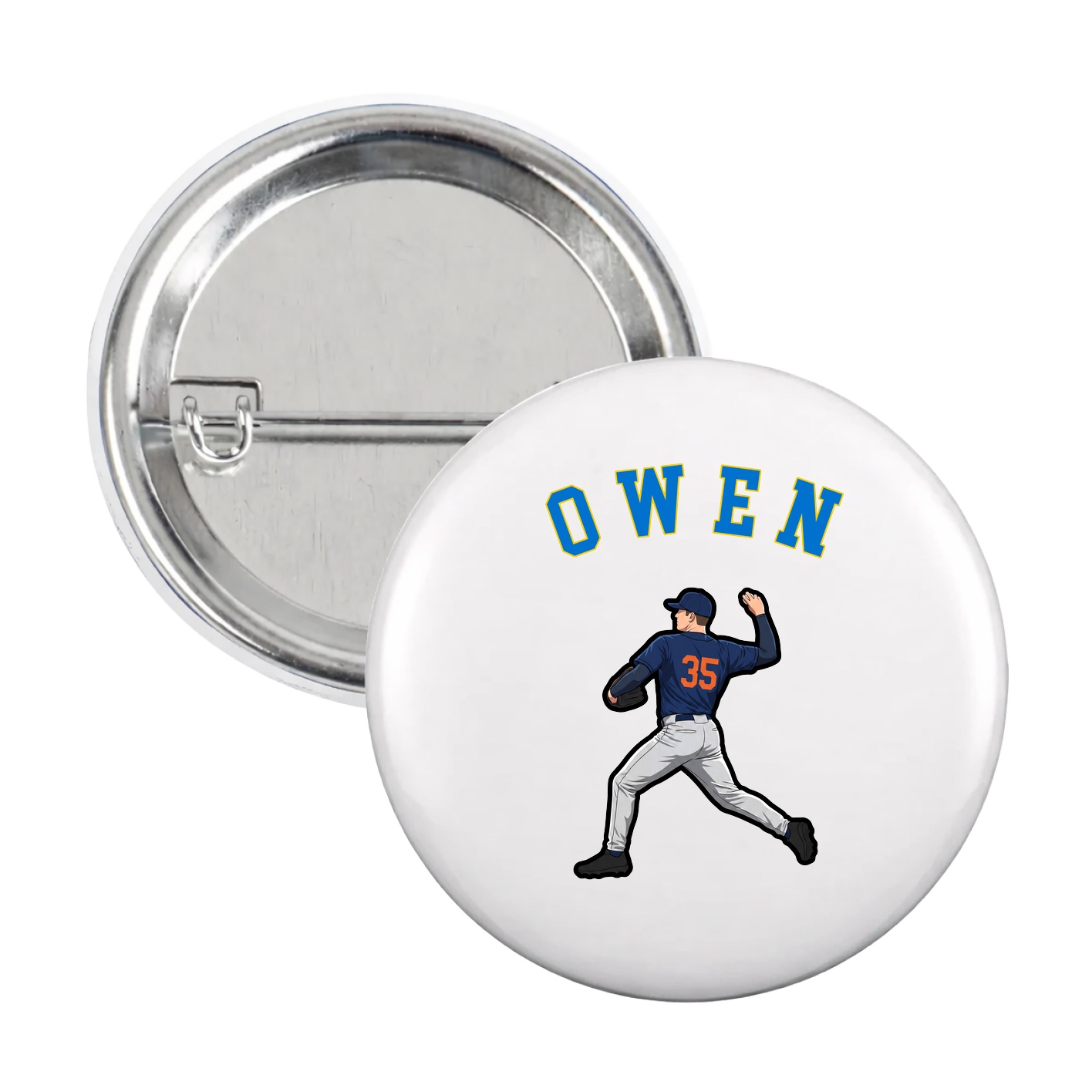 Game Day Button — Shirsey Arch in White