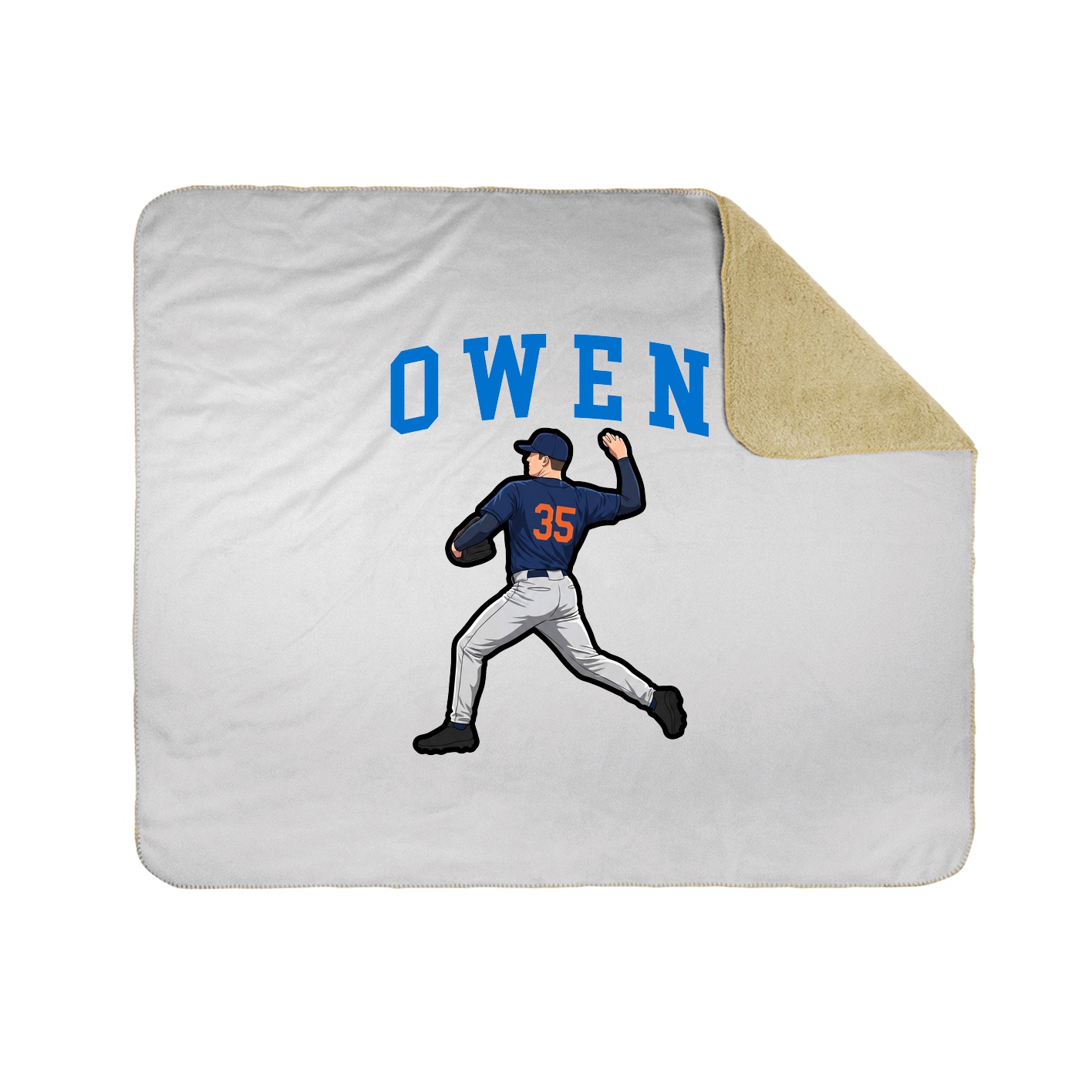 Throw Blanket — Shirsey in White
