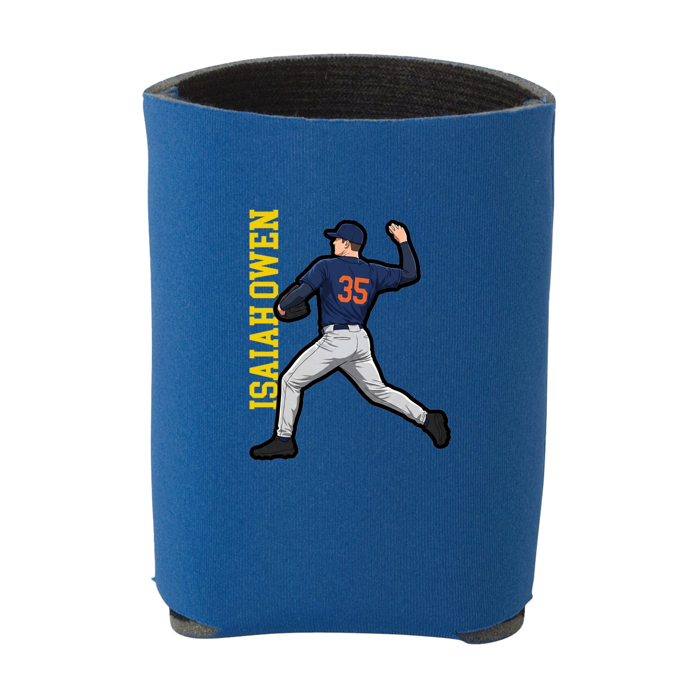 Can Holder — Name Vertical in Royal