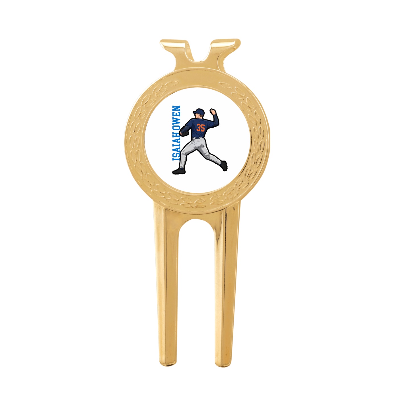Divot Tool with Ball Marker — Name Vertical in Classic
