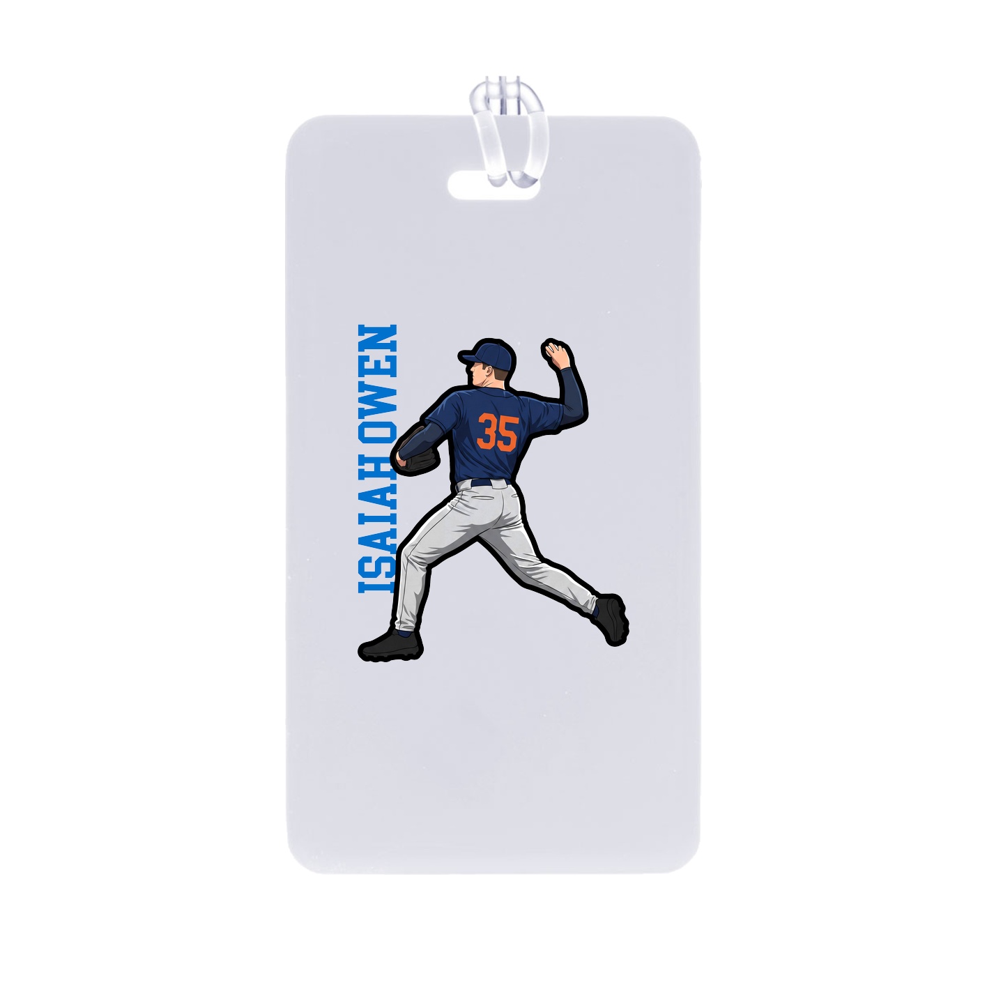 Bag Tag — Name Vertical in Classic