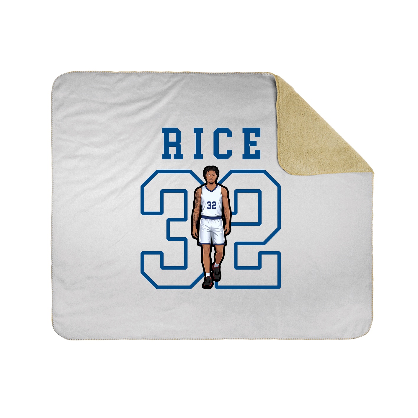 Throw Blanket — Shirsey in White