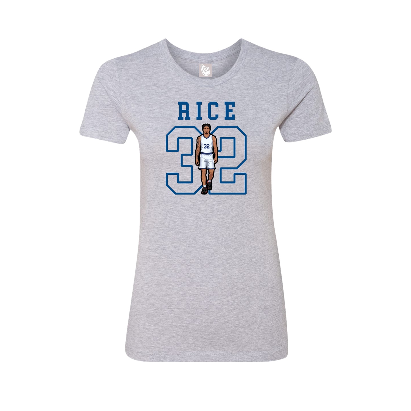 Fitted Women's Tee — Shirsey in Grey