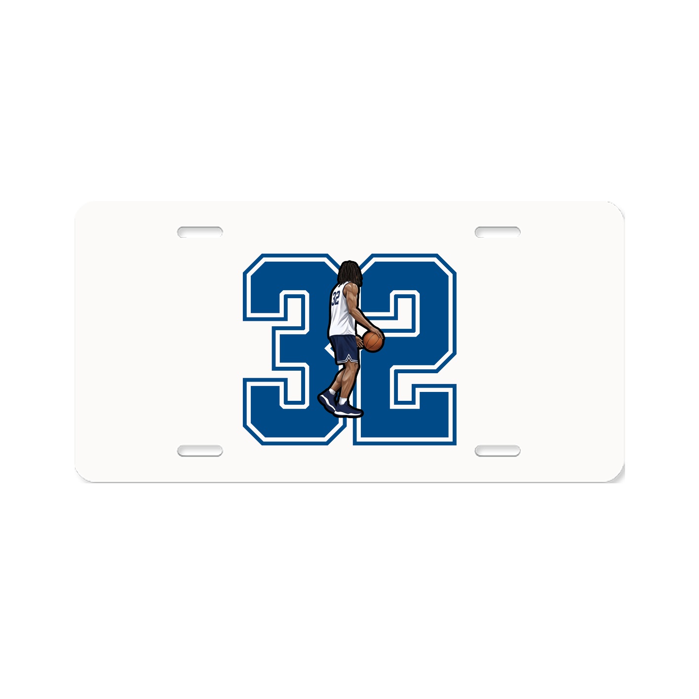 License Plate — Number in Classic