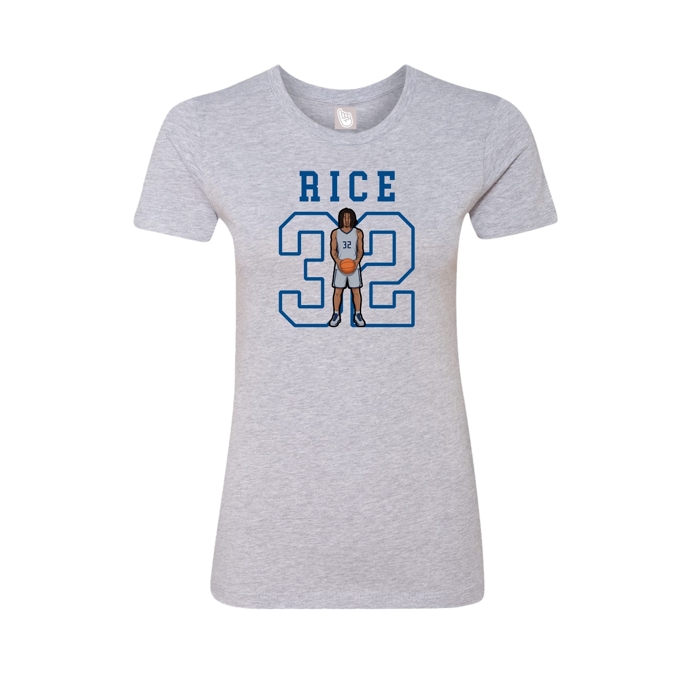 Fitted Women's Tee — Shirsey in Grey