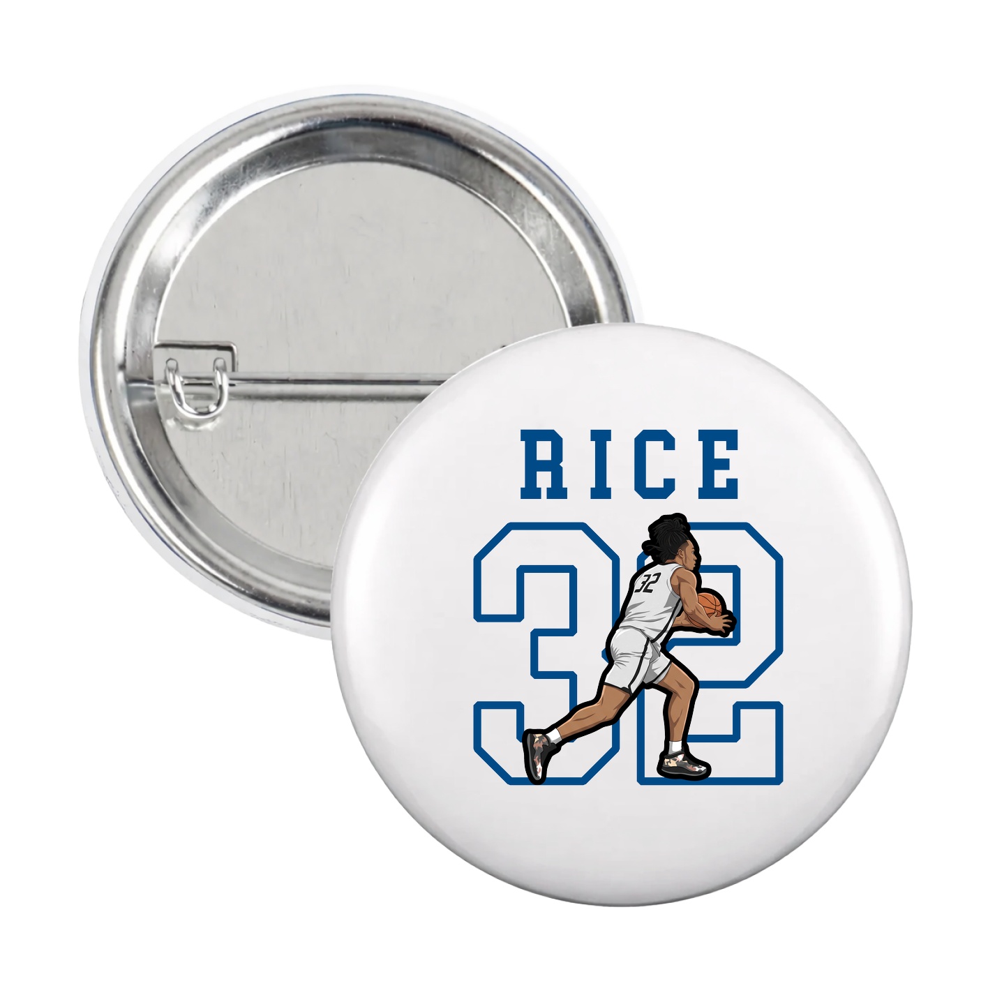 Game Day Button — Shirsey in White