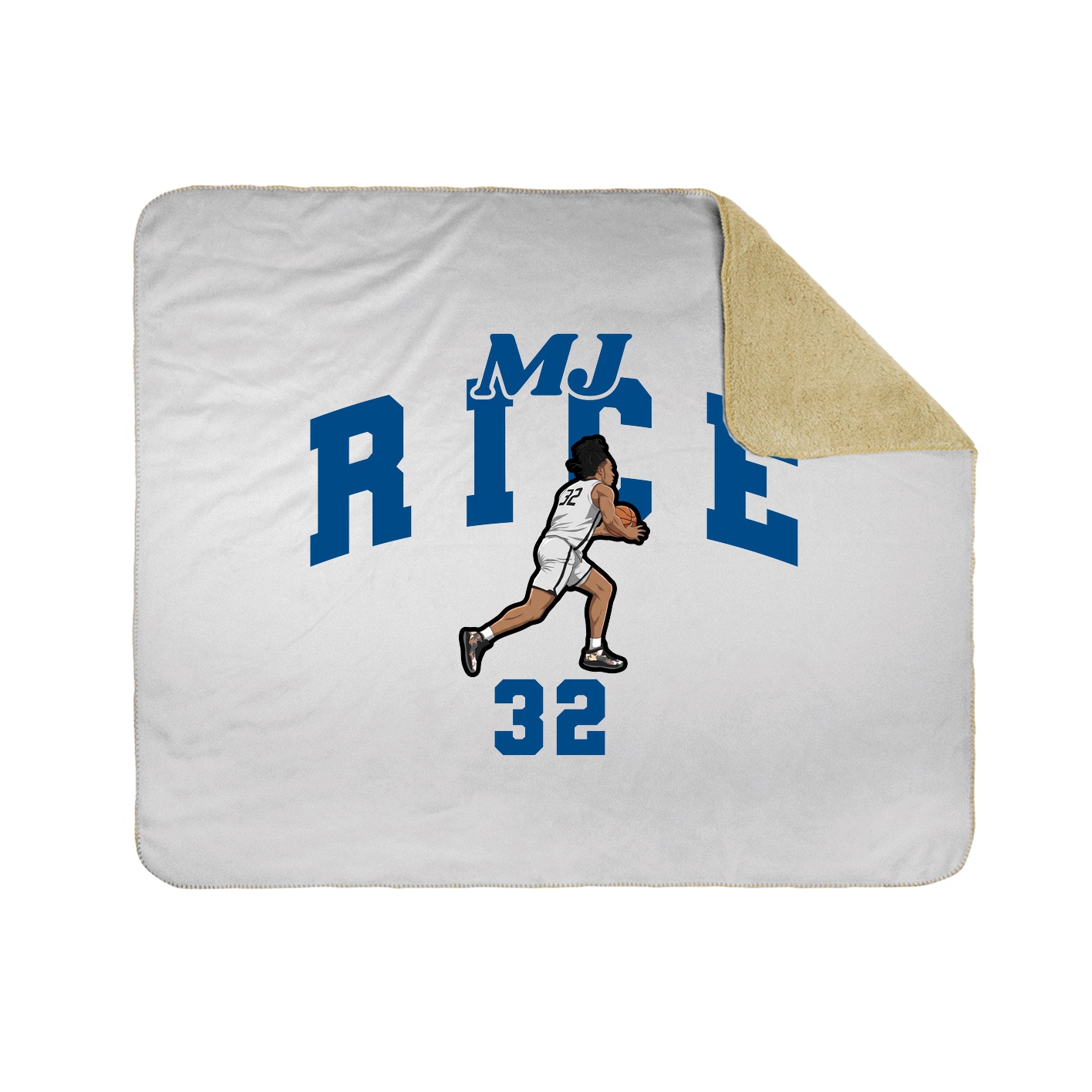 Throw Blanket — Signature Arch in White