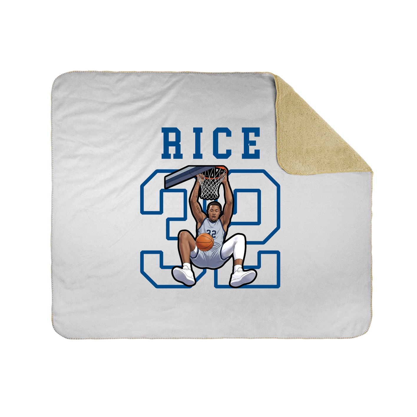 Throw Blanket — Shirsey in White
