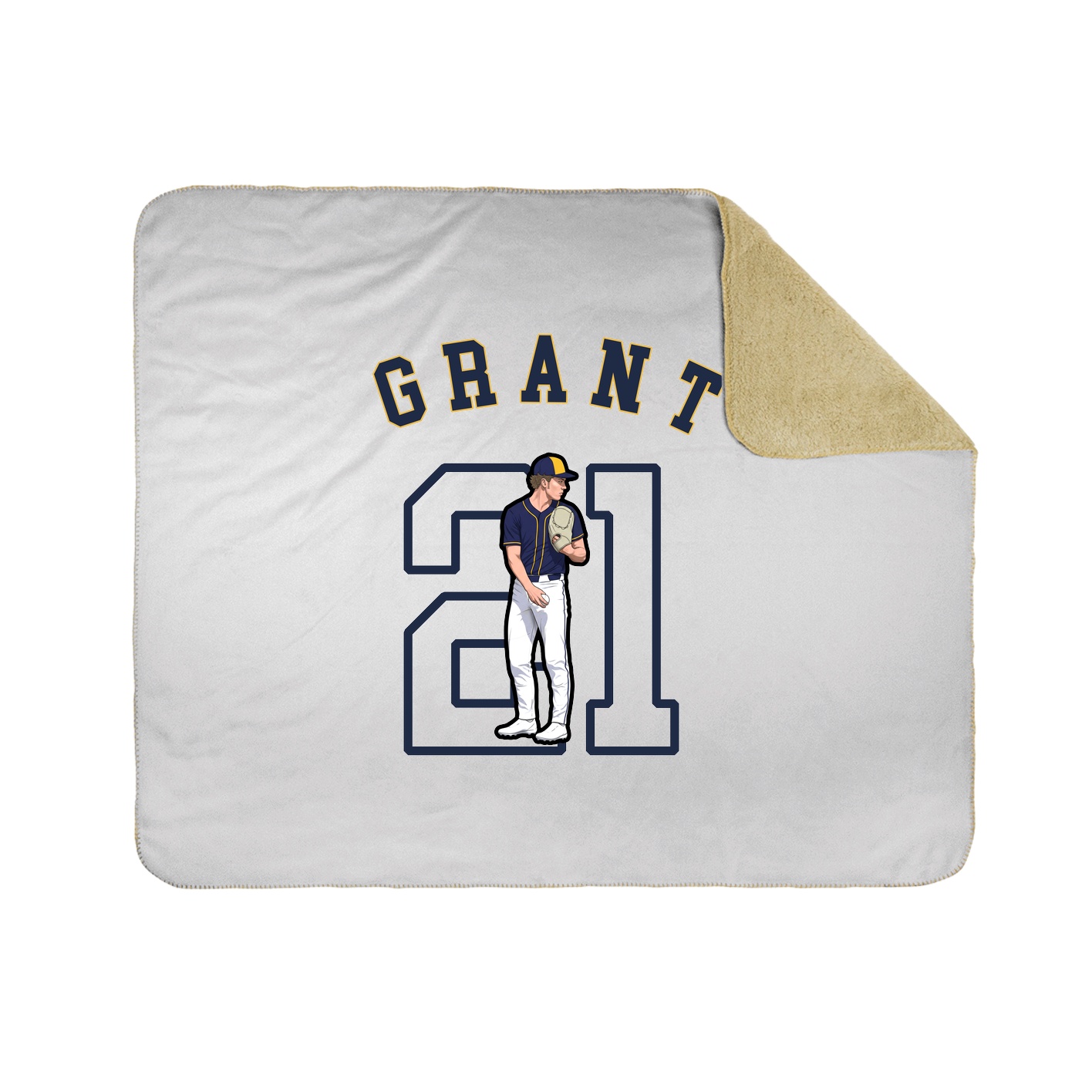Throw Blanket — Shirsey Arch in White