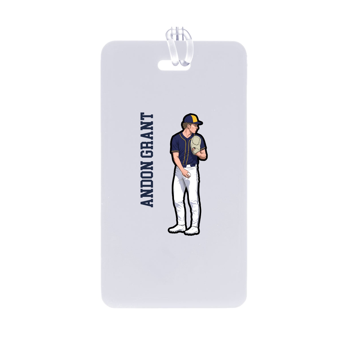 Bag Tag — Name Vertical in Classic