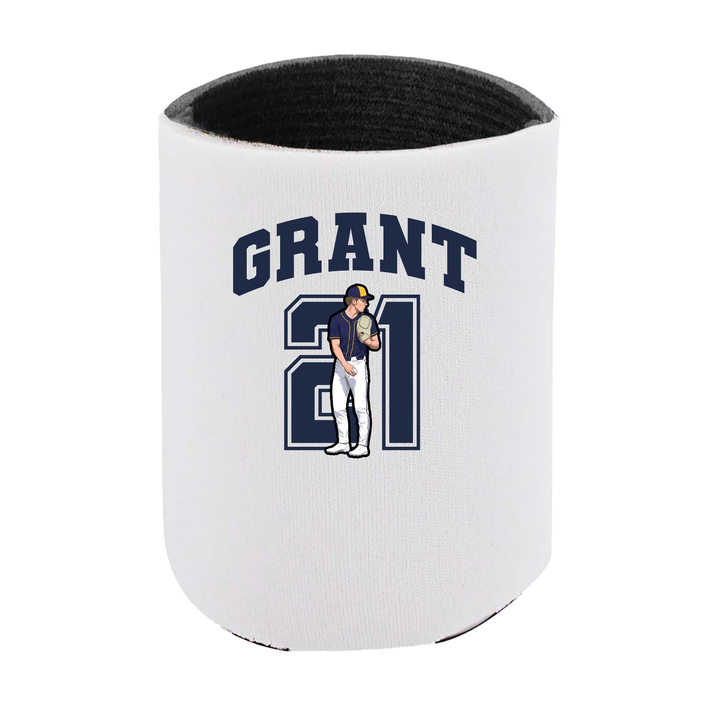 Can Holder — Number in White