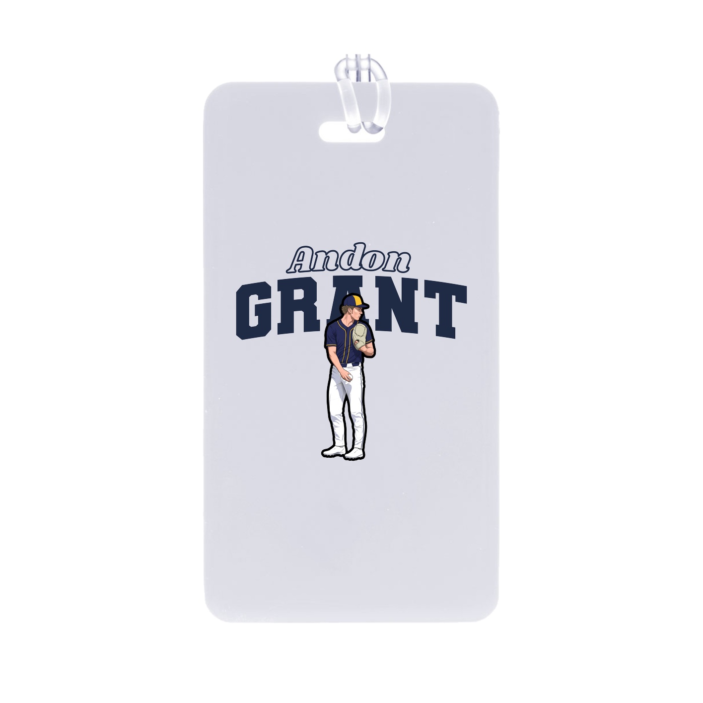 Bag Tag — Name Arch in Classic
