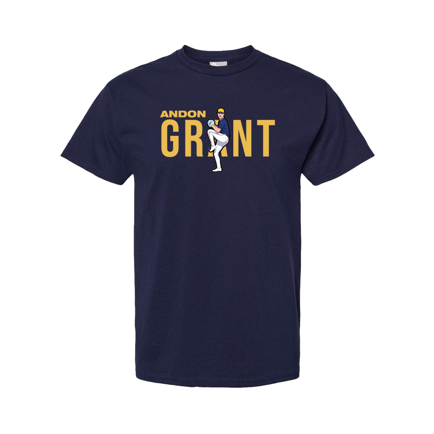Tee — Player Name in Navy
