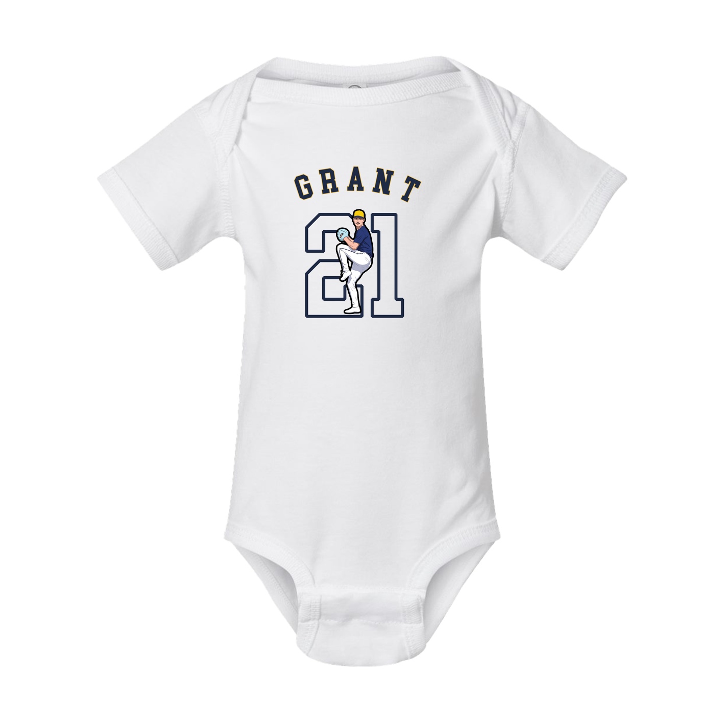 Baby Onesie — Shirsey Arch in White