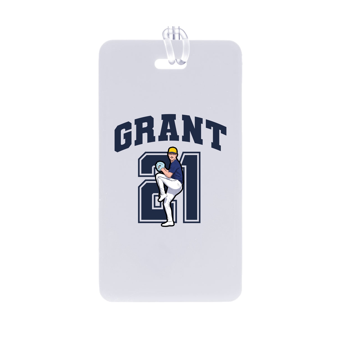 Bag Tag — Number in Classic