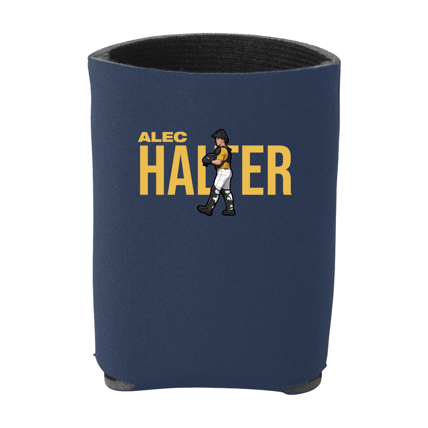 Can Holder — Player Name in Navy
