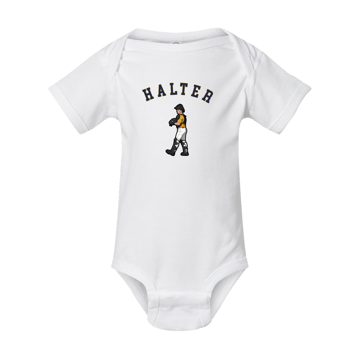 Baby Onesie — Shirsey Arch in White
