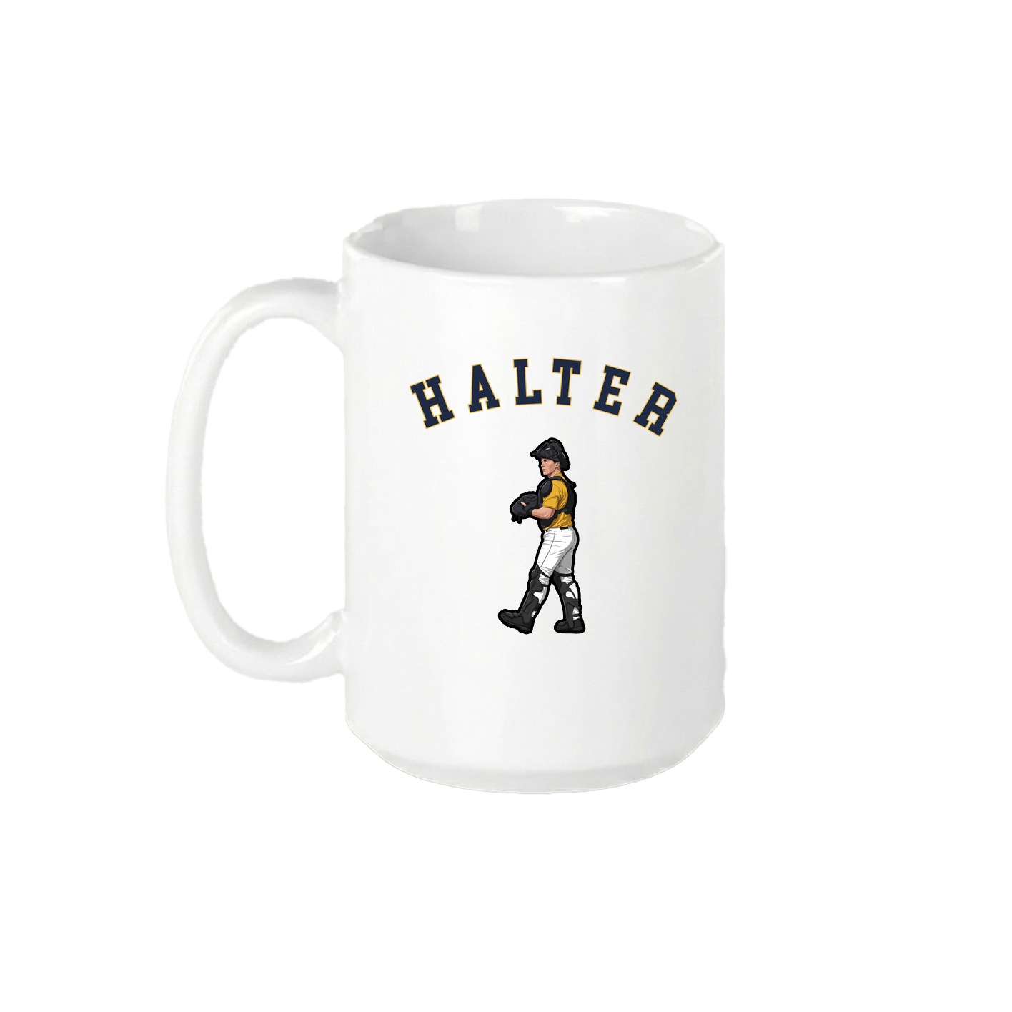 15oz Coffee Mug — Shirsey Arch in White