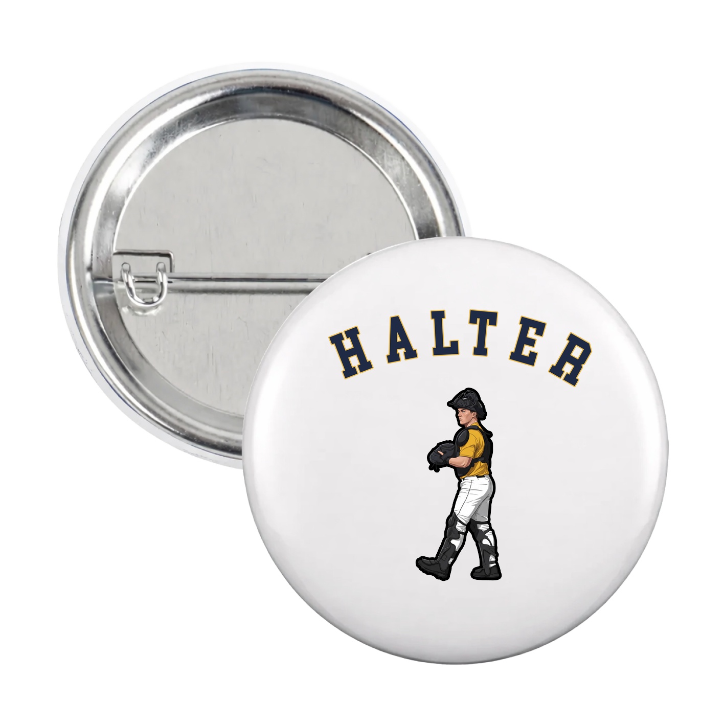 Game Day Button — Shirsey Arch in White
