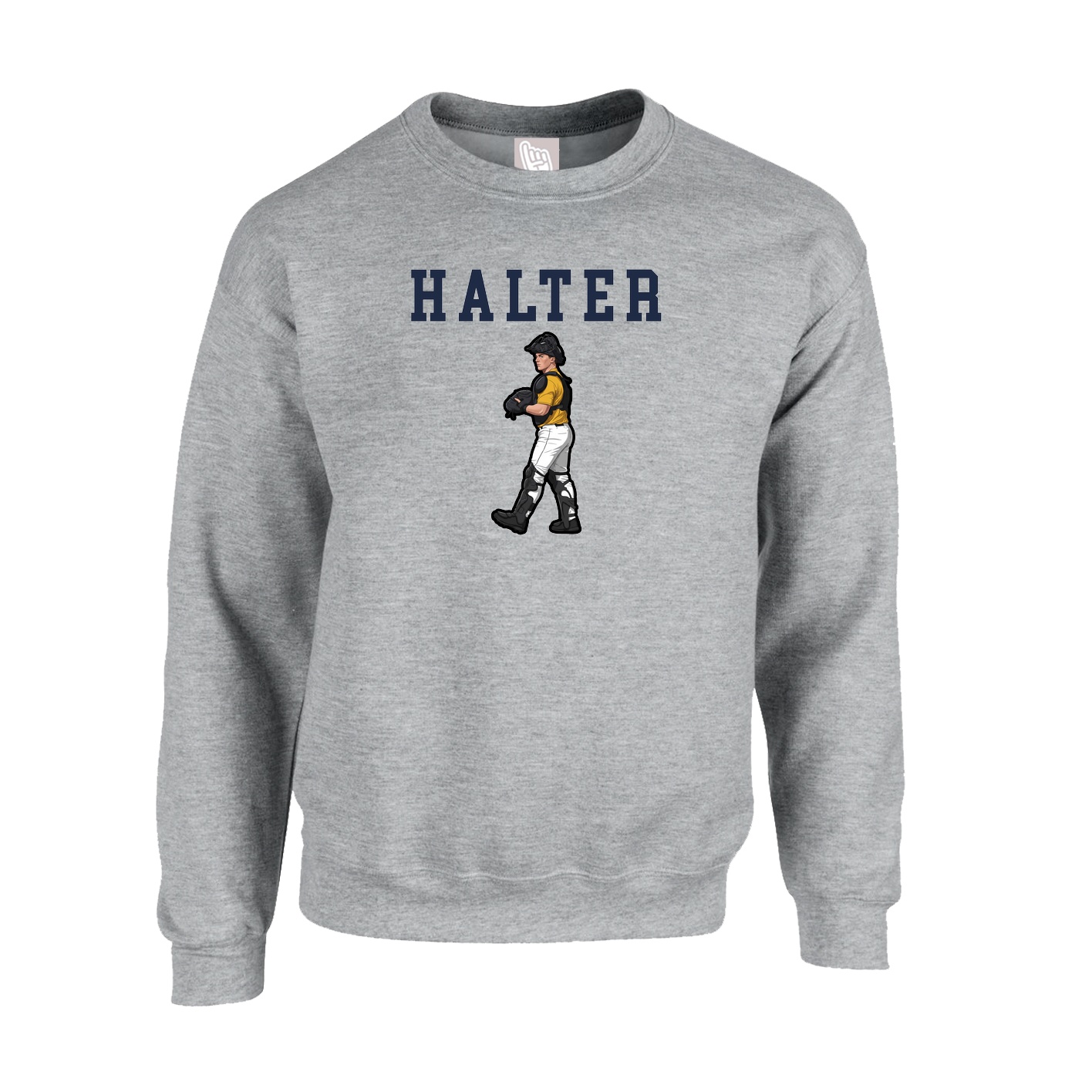 Fleece Crew — Shirsey in Grey