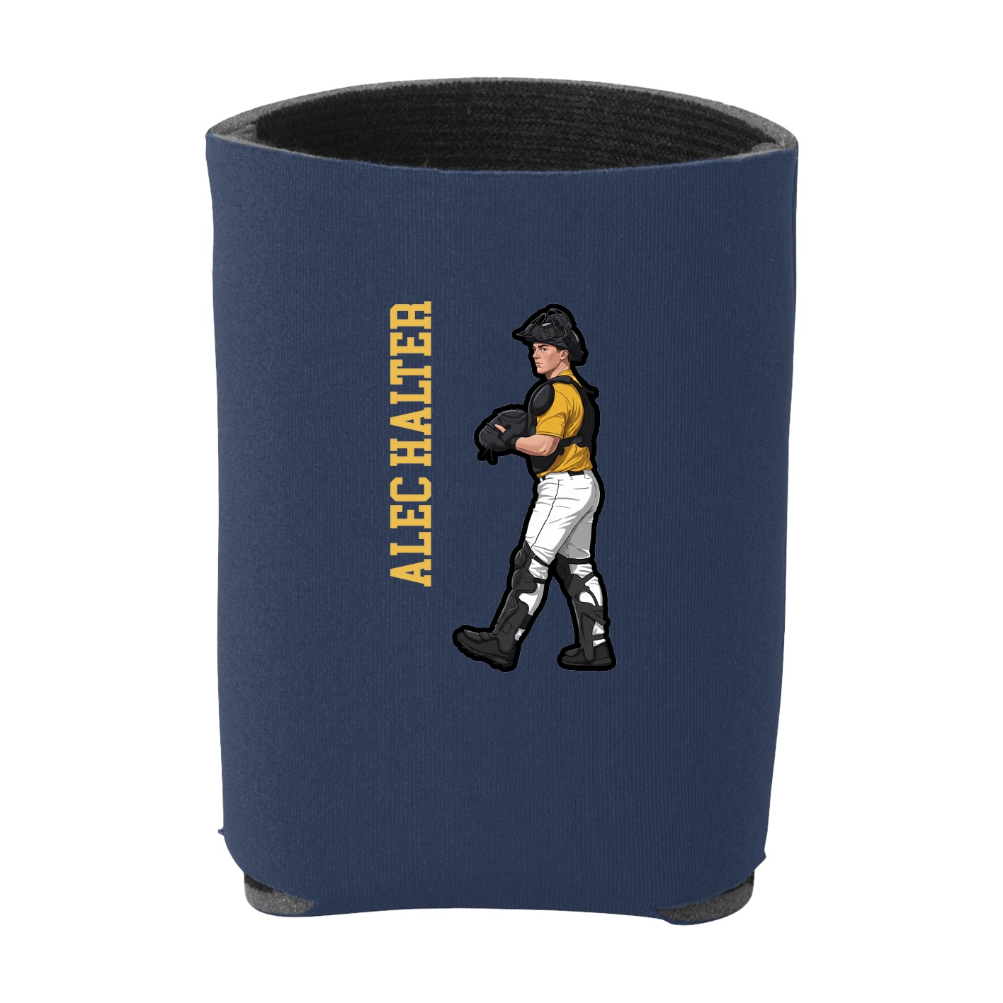 Can Holder — Name Vertical in Navy