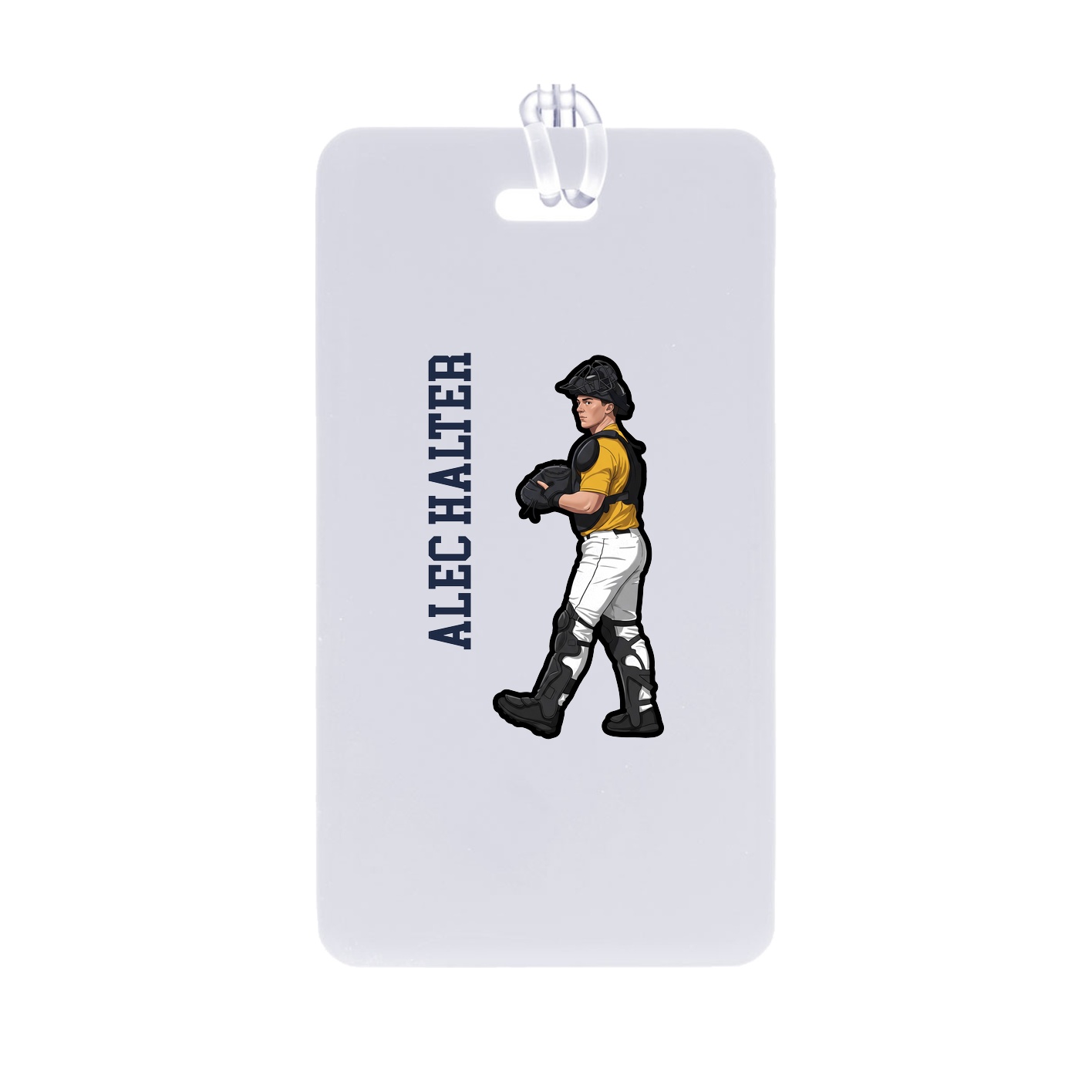 Bag Tag — Name Vertical in Classic
