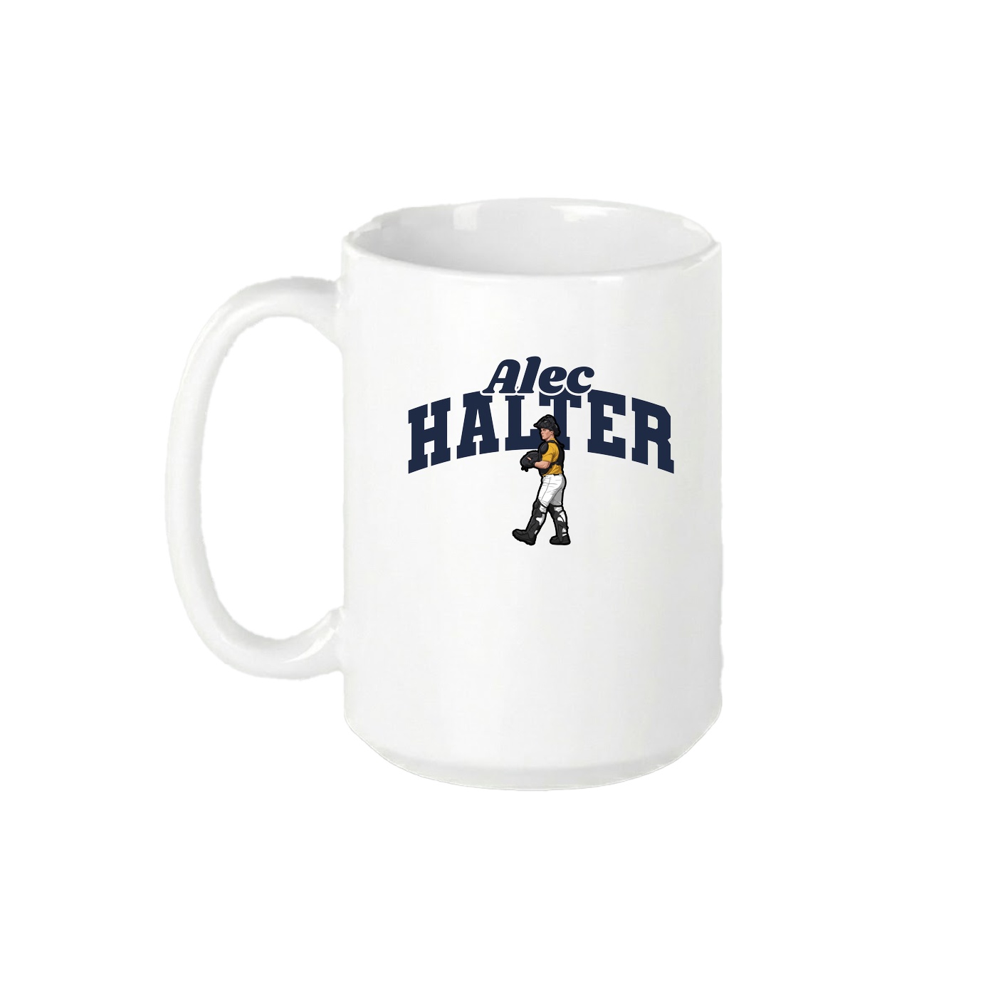 15oz Coffee Mug — Signature Arch in White