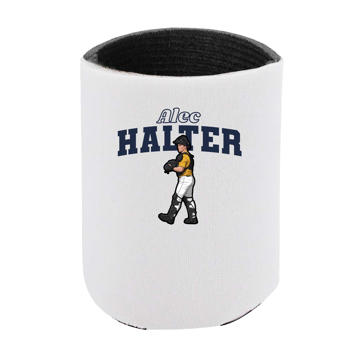 Can Holder — Name Arch in White