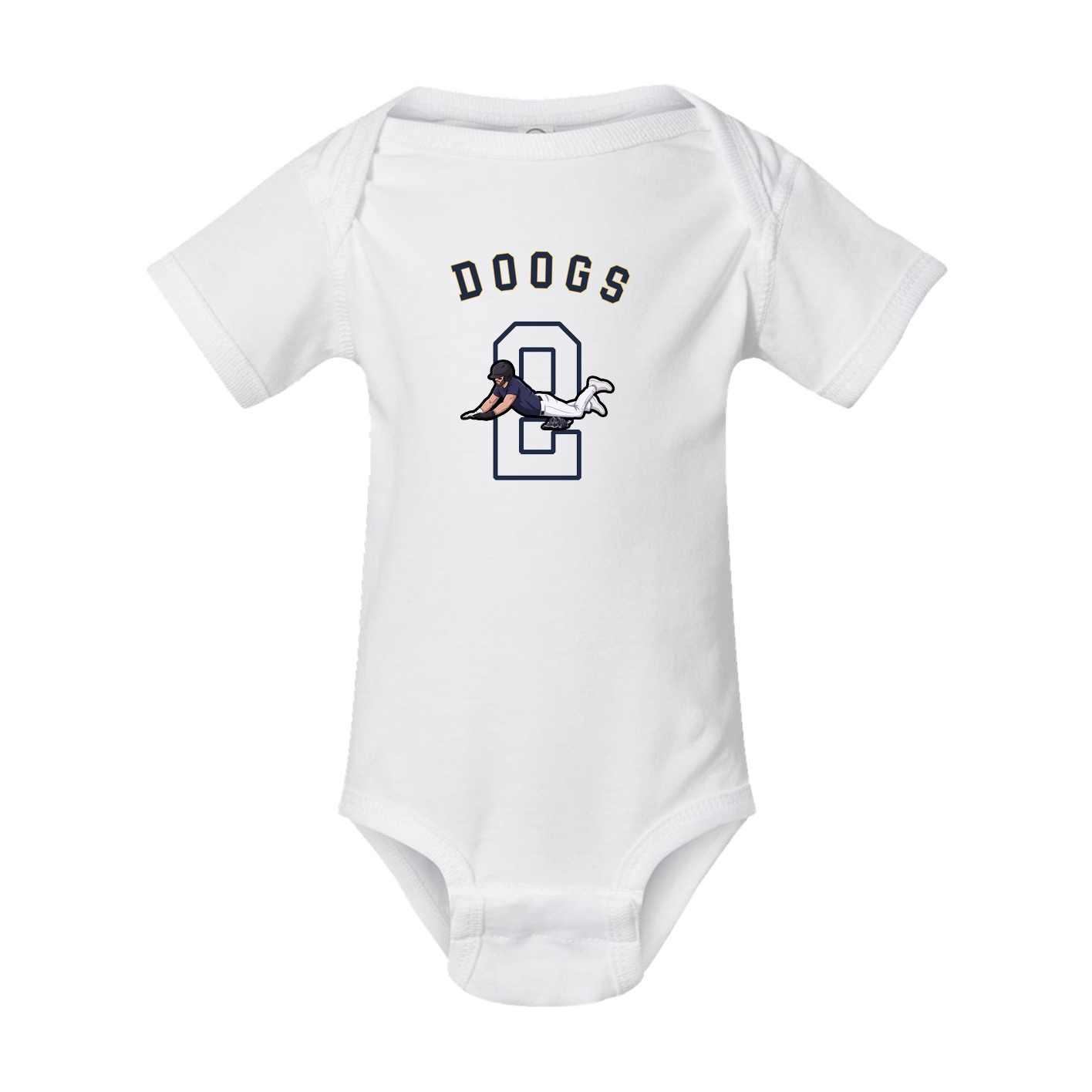 Baby Onesie — Shirsey Arch in White