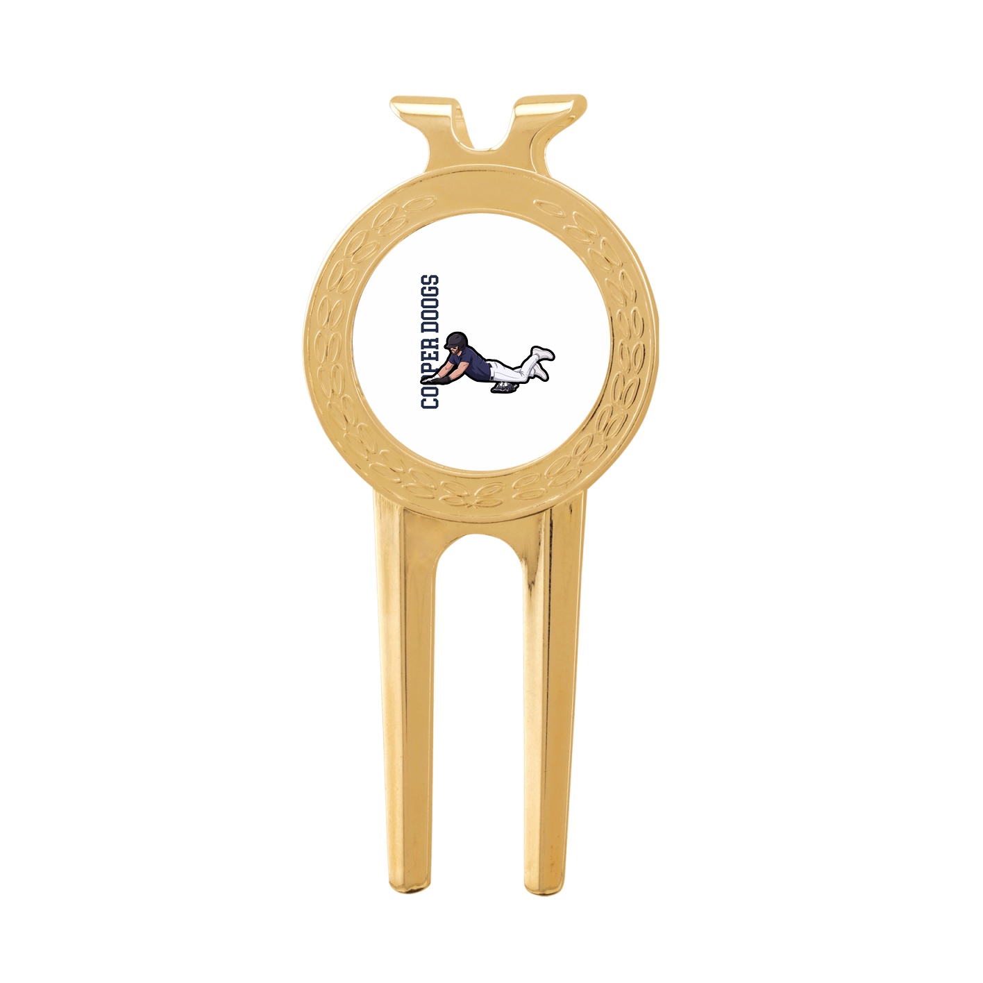 Divot Tool with Ball Marker — Name Vertical in Classic
