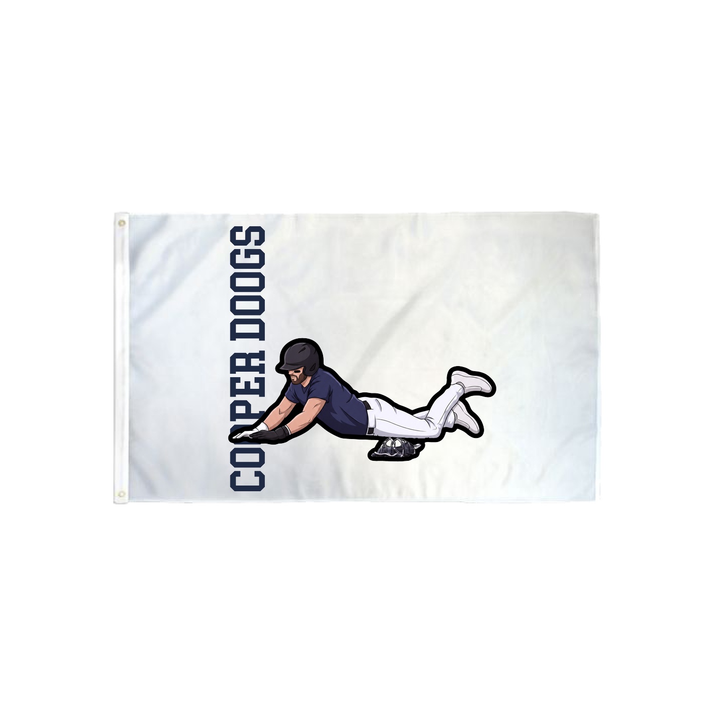 3x5 Flag — Name Vertical in Classic