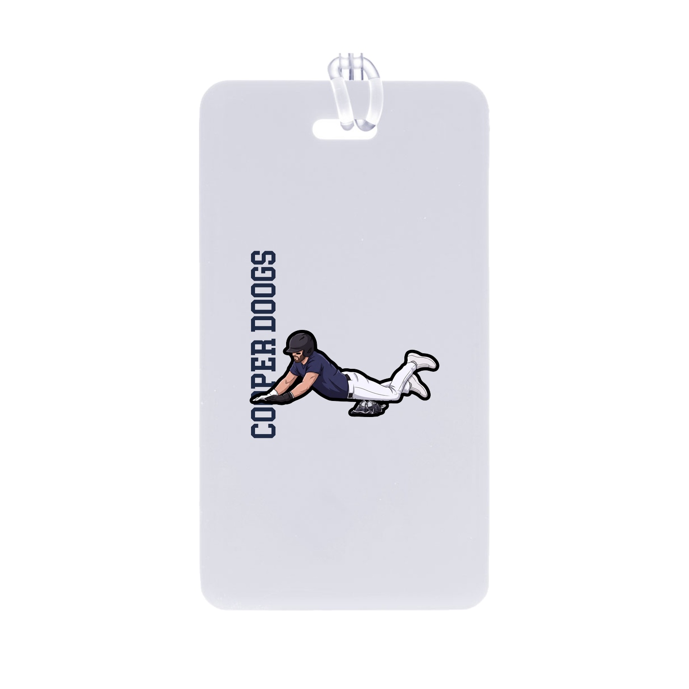 Bag Tag — Name Vertical in Classic