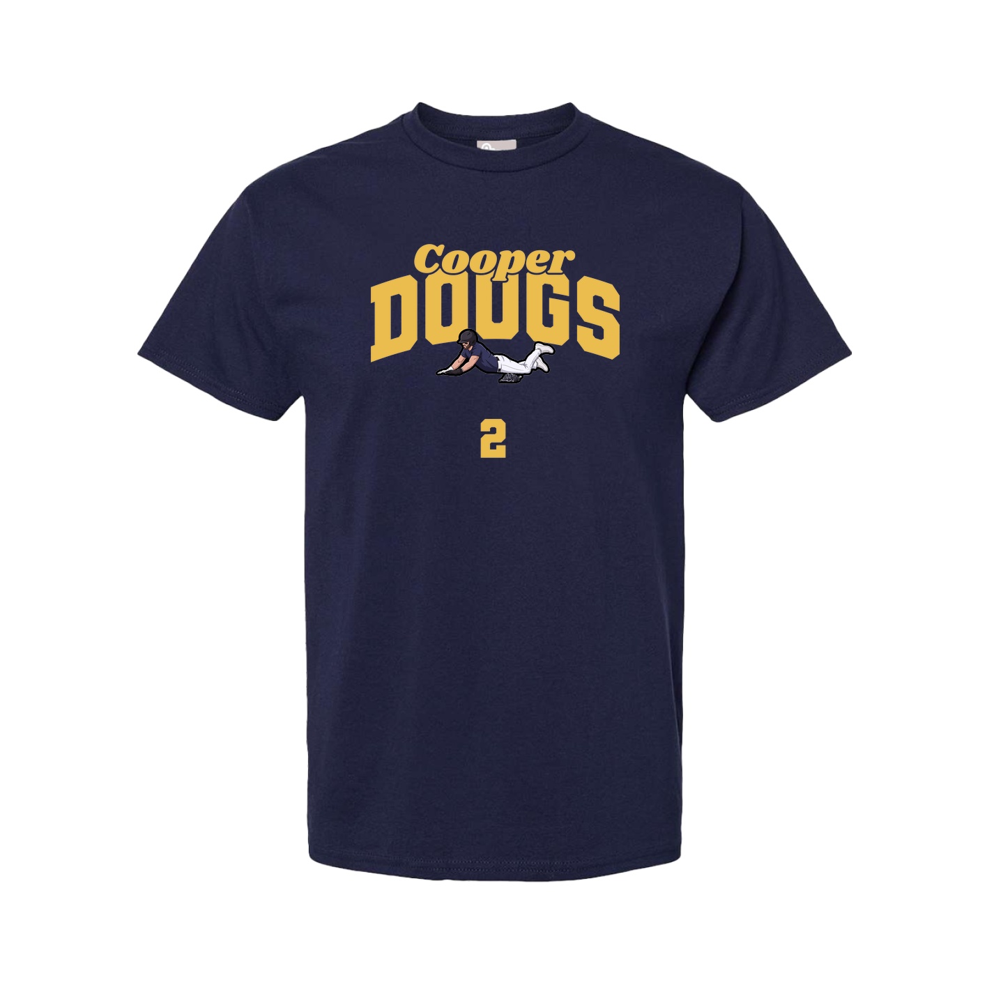 Youth Tee — Signature Arch in Navy